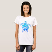 Coole Blauer Tribal T-Shirt (Vorne ganz)