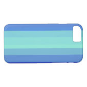 Coole Blaustreifen Case-Mate iPhone Hülle (Rückseite (Horizontal))