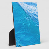 Coole Blauwasserwelle Fotoplatte (Seite)