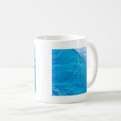 Coole Blauwasserwelle Kaffeetasse (VorderseiteRechts)