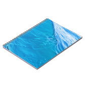 Coole Blauwasserwelle Notizblock (Linke Seite)