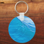 Coole Blauwasserwelle Schlüsselanhänger (Vorderseite)