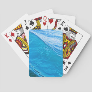 Coole Blauwasserwelle Spielkarten