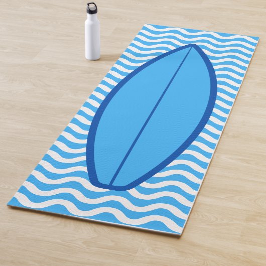 Coole Blauwellen Surfen Yoga Mat Yogamatte (Beispiel)