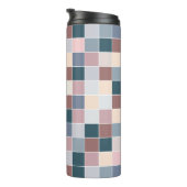Coole Blöcke, elegante Farben Thermosbecher (Nach rechts gedreht)