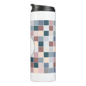 Coole Blöcke, elegante Farben Thermosbecher (Nach rechts gedreht)