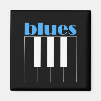 Coole Blues Piano Magnet