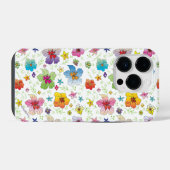 Coole Blume Grafikfarben iPhone Case Hülle (Rückseite (Horizontal))