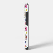 Coole Blume Grafikfarben iPhone Case Hülle (Linke Seite)