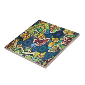 Coole Blume Mosaikkonzentrische Zirkel Kunstdesign Fliese (Seite)