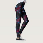 Coole Blumenbilder Leggings (Rechts)