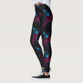 Coole Blumenbilder Leggings (Links)