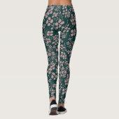 Coole Blumenfarbe Leggings (Rückseite)