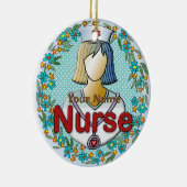 Coole Blumenschwester Keramik Ornament (Rechts)