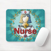 Coole Blumenschwester Mousepad (Mit Mouse)