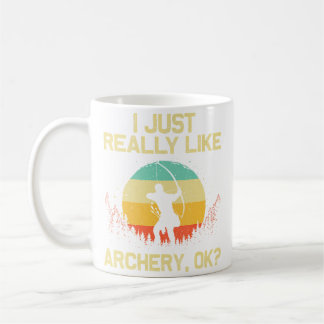 Coole Bogenschießkunst für den Bogenschützen Pfeil Kaffeetasse