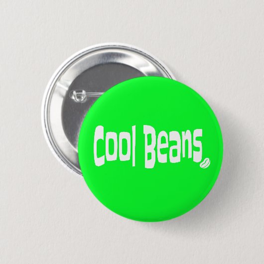 Coole Bohnen Button (Vorne & Hinten)