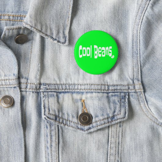 Coole Bohnen Button (Beispiel)