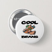 Coole Bohnen Button (Vorne & Hinten)