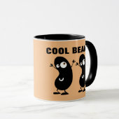 Coole Bohnen Funny Coffee Tasse (VorderseiteRechts)