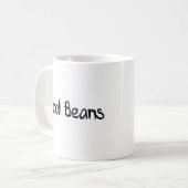 Coole Bohnen Kaffeetasse (Vorderseite Links)