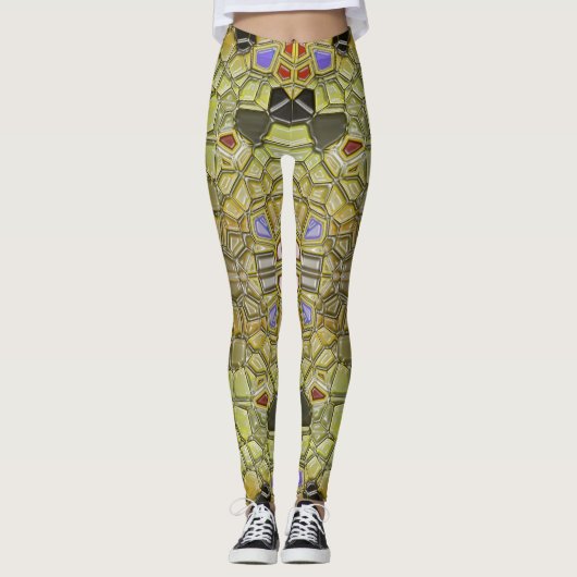 COOLE BOHNEN LEGGINGS (Vorderseite)