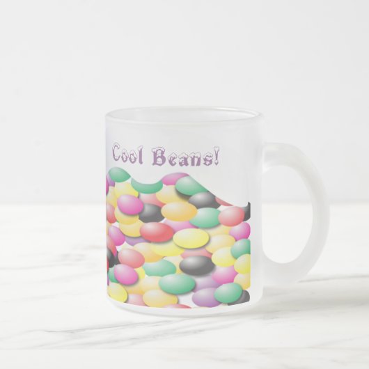 Coole Bohnen! Mattglastasse (Rechts)