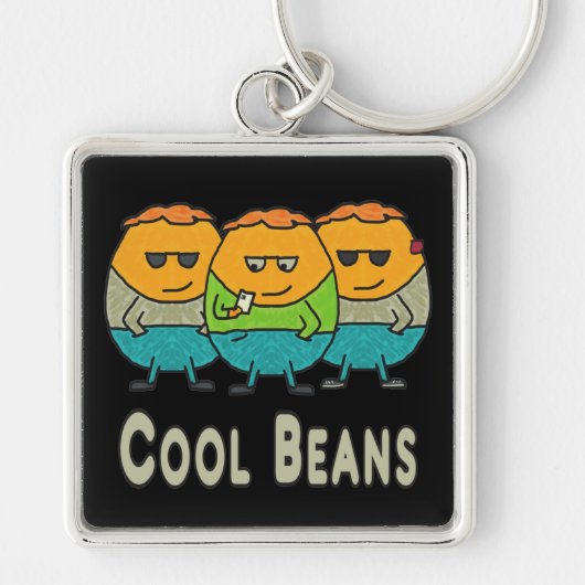 Coole Bohnen Schlüsselanhänger (Vorne)