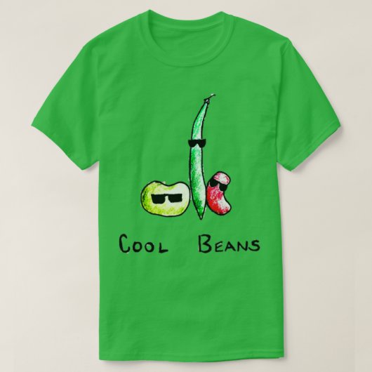 Coole Bohnen T-Shirt (Design vorne)