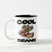Coole Bohnen Zweifarbige Tasse (Links)