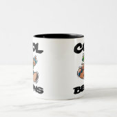 Coole Bohnen Zweifarbige Tasse (Mittel)
