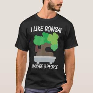 Coole Bonsai für Männer Pflanze T-Shirt