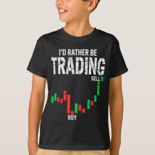 Coole Börsenmänner Frauen Aktienhändler Tageshande T-Shirt