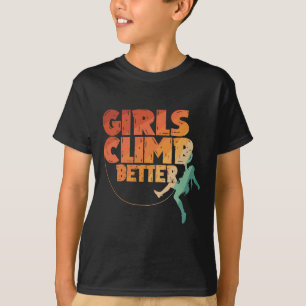 Coole Boulderkunst für Frauen Mädchen Indoor Bould T-Shirt