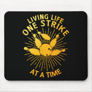 Coole Bowling Art for Men Women Kids Strike Team G Mousepad