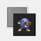 Coole Bowling Art für Männer Jungen Kind Bowling L Magnet (Vorderseite/Rückseite)