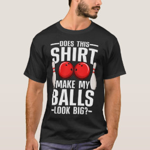 Coole Bowling-Gestaltung für Männer Frauen Bowling T-Shirt