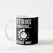 Coole Bowling Kunst für Männer Frauen Kinder Bowle Kaffeetasse (Links)