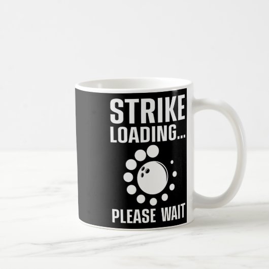 Coole Bowling Kunst für Männer Frauen Kinder Bowle Kaffeetasse (Rechts)