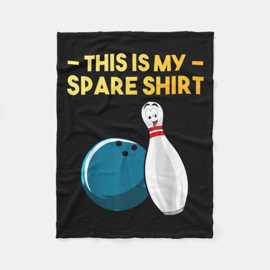 Coole Bowling-Neuheit für Männer Frauen Bowling-Te Fleecedecke (Vorderseite)