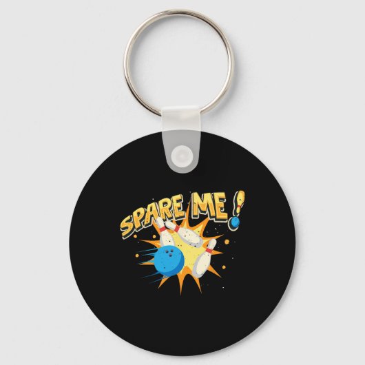 Coole Bowling-Neuheit für Männer Frauen Bowling-Te Schlüsselanhänger (Vorderseite)