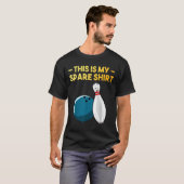 Coole Bowling-Neuheit für Männer Frauen Bowling-Te T-Shirt (Vorne ganz)