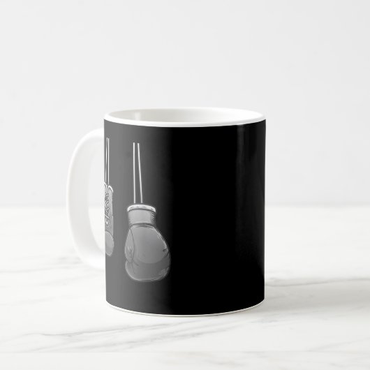 Coole Boxhandschuhe für Boxer Kämpfe Lover Men Wo Kaffeetasse (Vorderseite Links)