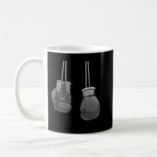 Coole Boxhandschuhe für Boxer Kämpfe Lover Men Wo Kaffeetasse (Links)