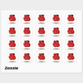 Coole Boxmarke Quadratischer Aufkleber (Blatt)