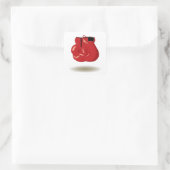 Coole Boxmarke Quadratischer Aufkleber (Tasche)