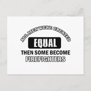 Coole Brandschutzdesigns Postkarte