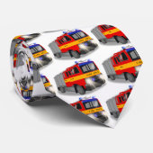 Coole Brandschutzkonzeption für den Cartoon von Ki Krawatte (Gerollt)