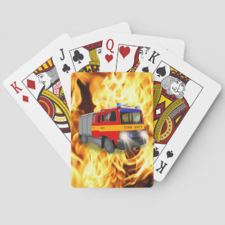 Coole Brandschutzkonzeption für den Cartoon von Ki Spielkarten