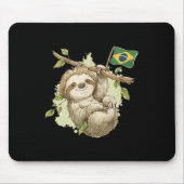 Coole brasilianische Kleidung für Jungen und Mädch Mousepad (Vorne)